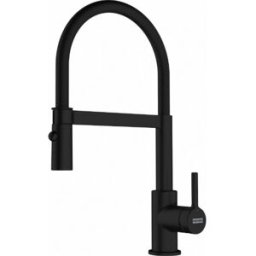 Franke LINA semi-pro a douchette double jet Mitigeur, Noir mat 115.0725.838
