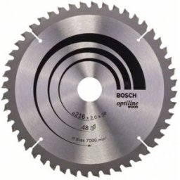 Bosch Lame de scie circulaire Optiline Wood 216 x 30 x 2,0 mm, 48 2608640432