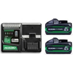 HiKOKI UC36YSL2WAZ Booster pack 2x 4.0Ah/18V 8.0Ah Li-Ion Multivolt + Chargeur rapide