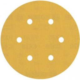 Bosch Feuille abrasive EXPERT C470 a 6 trous, 150 mm, G 320, 5 pieces 2608900820