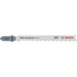 Bosch Lame de scie sauteuse PRO Hardwood clean T101BF, 100 mm, 5 pieces 2608634234