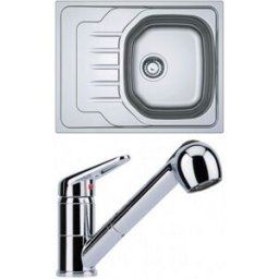 Franke SETN73 évier en inox OLN 611-63+ mélangeur de cuisine FC 9547.031 101.0618.834