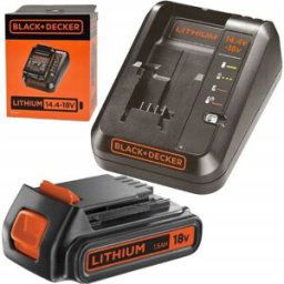 BLACK & DECKER Black & Decker BDC1A15 Chargeur 14,4 V/ 18 V + batterie (1x1,5 Ah/18V)