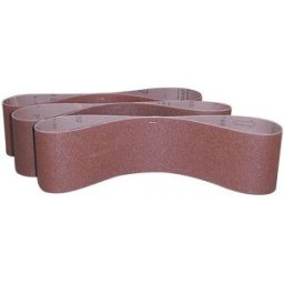 GÜDE Lot de 3 bandes abrasives grain 60 pour ponceuse bois - pour G55135 41284