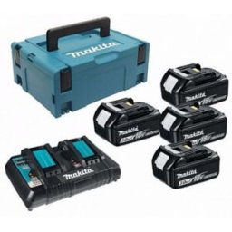 Makita 197970-3 Maintenant Li-ion LXT 18V 4xBL1830B + double chargeur DC18RD + Makpac 2