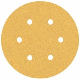 Bosch Feuille abrasive EXPERT C470 a 6 trous, 150 mm, G 80, 5 pieces 2608900815