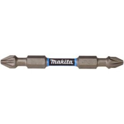 Makita E-06292 Embouts doubles 65 mm Impact Premier POZIDRIV (PZ) Hexa 1/4''