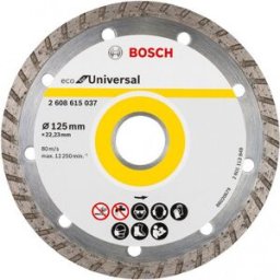 Bosch Universal Turbo Disque a tronçonner diamanté Eco 125 mm, 2608615037