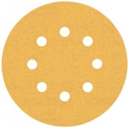Bosch Feuille abrasive EXPERT C470 a 8 trous, 125 mm, G 150, 50 pieces 2608901120