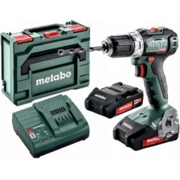 Metabo BS 18 L BL Perceuse-visseuse sans fil (18V/2x2,0Ah) MetaBox 602326500