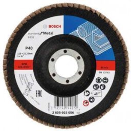 Bosch Standard for Metal Plateau a lamelles X431 125 mm, 22,23 mm, 40 2608603656