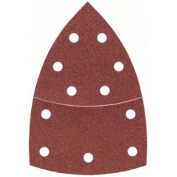 Bosch Disques abrasifs pour ponceuses Multi, 10 pcs. 102 x 62/93mm, 2609256A64