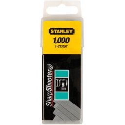 Stanley 1-CT305T Agrafes plates compatible 6-CT10X, 8mm/5/16”, 1000pcs
