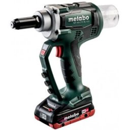 Metabo NP 18 LTX BL Riveteuse sans fil (18V/2x4,0Ah) MetaBOX 619002800