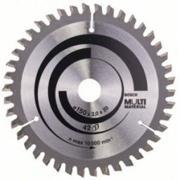 Bosch Lame de scie circulaire Multi Material 150 x 20/16 x 2,0 mm; 42 2608640501