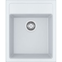 Franke SIRIUS SID 610-43 Évier tectonite, blanc artic 143.0638.136