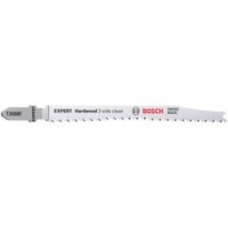 Bosch Lame de scie sauteuse EXPERT 'Hardwood 2-side clean' T 308 BF, 25 pces 2608900545