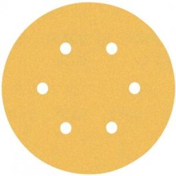 Bosch Feuille abrasive EXPERT C470 a 6 trous, 150 mm, G 120, 50 pieces 2608900921
