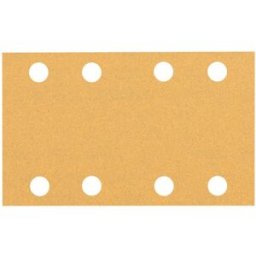 Bosch Feuille abrasive EXPERT C470 a 8 trous, 80 x 133 mm, G 100, 10 pieces 2608900880