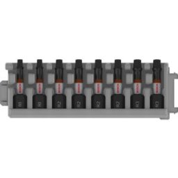 Bosch Embouts PRO R Impact, R1 (x2), R2 (x4), R3 (x2), 55 mm, 8 pieces 2608521U58