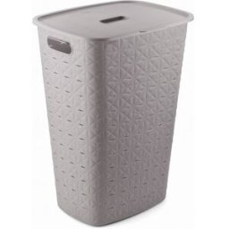 Curver SOFTEX 56L Coffre a linge 34 x 43,8 x 59,9 cm, gris 00571-Z70