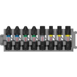 Bosch Coffret d'embouts de vissage PRO Impact, PH2(x2)/PZ2(x2)/H5/T20/T25/T30, 25 mm,