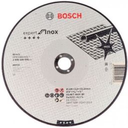Bosch Disque a tronçonner a moyeu plat Expert for Inox, 230 x 22,23 x 2,0 mm 2608600096