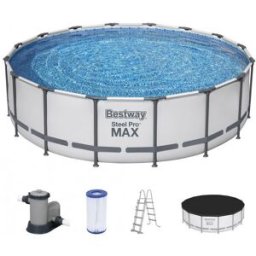 BESTWAY Steel Pro Max Piscine hors sol ronde, 488 x 122 cm 5612Z