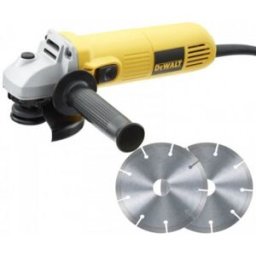 DeWALT DWE4016D2 Meuleuse d'angle (730W/115mm) + 2x disques