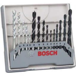 Bosch Ensemble de forage mixte 15 pieces, 2.607.017.038