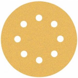 Bosch Feuille abrasive EXPERT C470 a 8 trous, 115 mm, G 80, 5 pieces 2608900796