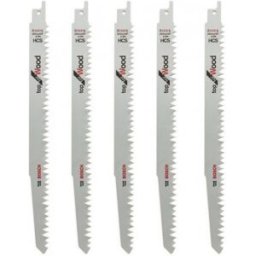Bosch Lame de scie sabre S 1531 L Top for Wood, 5 pcs. 2608650676