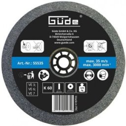 GÜDE Meule abrasive G60 pour touret G55223 - G55271 - G55235- 150 x 20 mm 55535