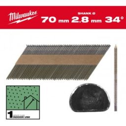 Milwaukee Clous de charpente (2.8x70mm/2.200pcs) 4932492601