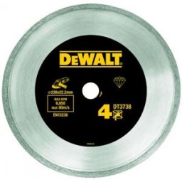 DeWALT DT3738-XJ Disque fritté a jante continue pour carrelages 230 mm