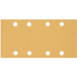 Bosch Feuille abrasive EXPERT C470 a 8 trous, 93 x 186 mm, G 80, 10 pieces 2608900855