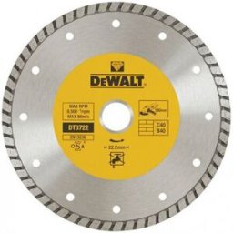 DeWALT DT3722 Lame diamantée 180 x 22,2 mm Turbo