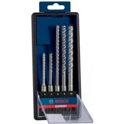 Bosch Coffret de 5 forets pour perforateur EXPERT SDS plus-7X, 5/6/6/8/10 mm 2608900197