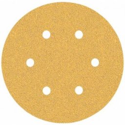 Bosch Feuille abrasive EXPERT C470 a 6 trous, 150 mm, G 60, 5 pieces 2608900814