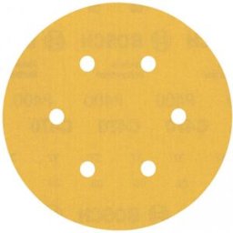 Bosch Feuille abrasive EXPERT C470 a 6 trous, 150 mm, G 400, 5 pieces 2608900821