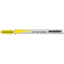 Metabo 5 lames de scies sauteusse, bois, série "professional", 74/ 2,7 mm, BiM 623975000