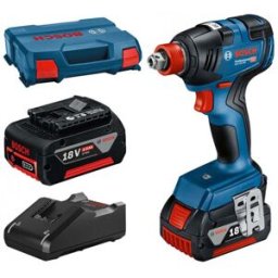 Bosch GDX 18V-200 Visseuse a chocs/boulonneuse sans fil L-Case, 2x GBA 4,0Ah 06019J2206
