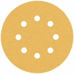 Bosch Feuille abrasive EXPERT C470 a 8 trous, 125 mm, G 80, 50 pieces 2608900910