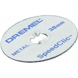 Dremel EZ SpeedClic Pack de 12 disques a tronçonner pour la découpe des métaux. (SC456B)