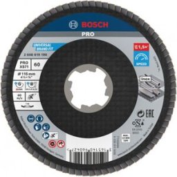 Bosch Plateaux a lamelles X-LOCK, 115 mm, G 60, X571, Best for Metal 2608619198