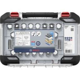 Bosch Coffret de scies trépans PRO Multi Material PC Plus, 9 pieces 2608594429