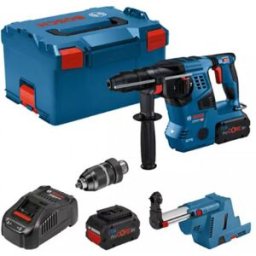 Bosch GBH 18V-28 CF Perforateur sans-fil SDS-Plus, GDE 18V-16, L-BOXX, 2x 8.0Ah 0611921003