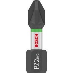 Bosch Embout PRO Pozidriv Impact, PZ2, 25 mm, Présentoir, 10 x 25 pieces 2607002804