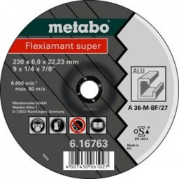 Metabo Flexiamant Super 125 x 6,0 x 22,23 aluminium, meule d'ébarbage 616749000