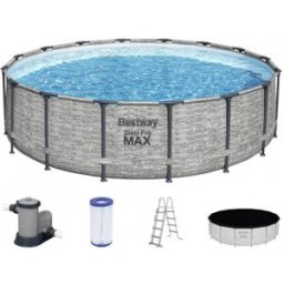 BESTWAY Steel Pro Max Piscine hors sol ronde, 488 x 122 cm 5619E